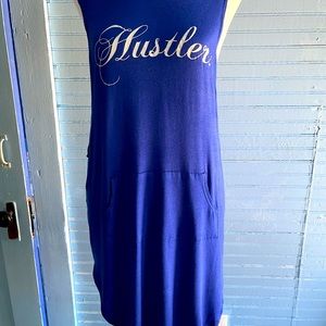 Rare Hustler front pocket and hooded dress
